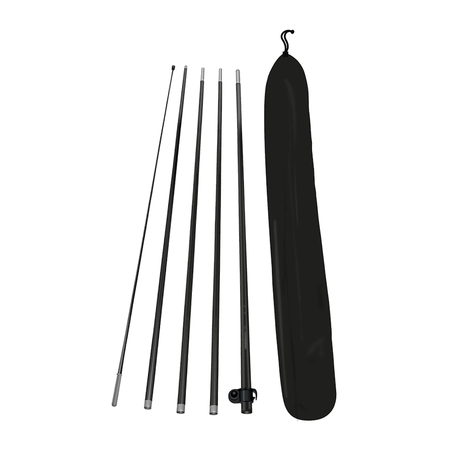 Aluminium beachflag pole feather - XL